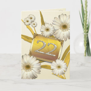 Carte 22e jour de fête, avec des enfants.