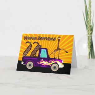 Carte 22e, Pourquoi cette girafe est comme la foudre de 