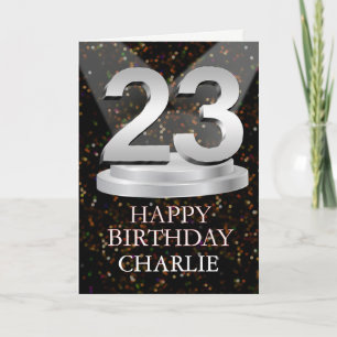 Carte 23e anniversaire Points saillants Ajouter une cart