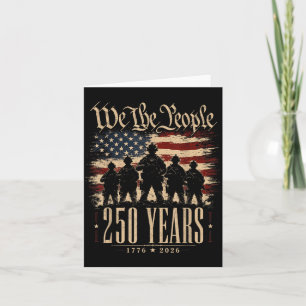 Carte 250 Ans Aamerica Patriotique 4 Juillet 250