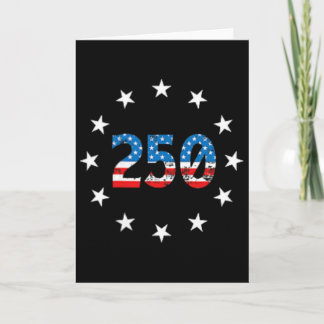 Carte 250 Ans d'Indépendance Amérique 250e Anniversaire