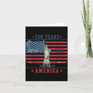 Carte 250e anniversaire américain 1776-2026