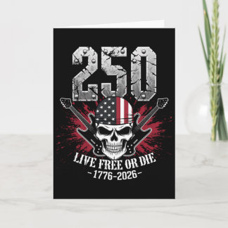 Carte 250e anniversaire patriotique du 4 juillet – États