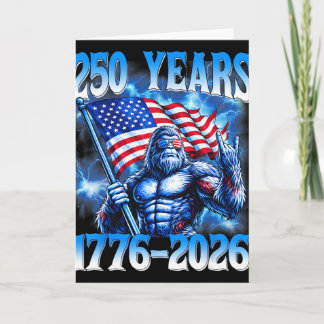 Carte 250e anniversaire Usa Patriotique 250 ans Américai