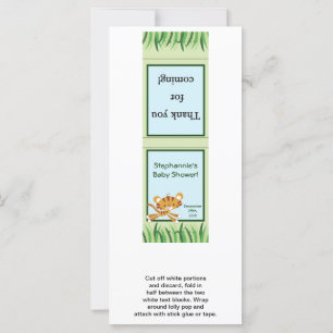 Carte 25 Monnaie Carnet d'eau Forêt-pluviale Animaux de 