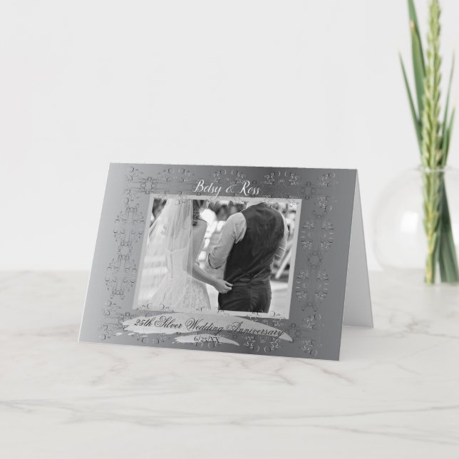 Carte 25e anniversaire du Mariage (Devant)
