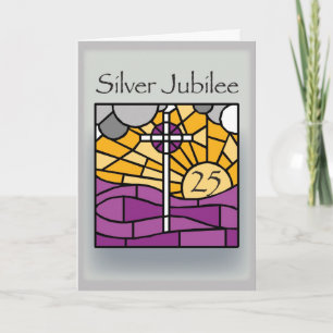 Carte 25ème anniversaire de 2681 félicitations, Relgious