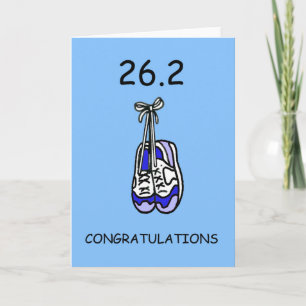Carte 26.2 Félicitations au marathon pour Lui