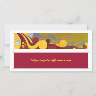 Carte 2 Auto-coupé Alimentez vos Signets d'Imaginaire d'