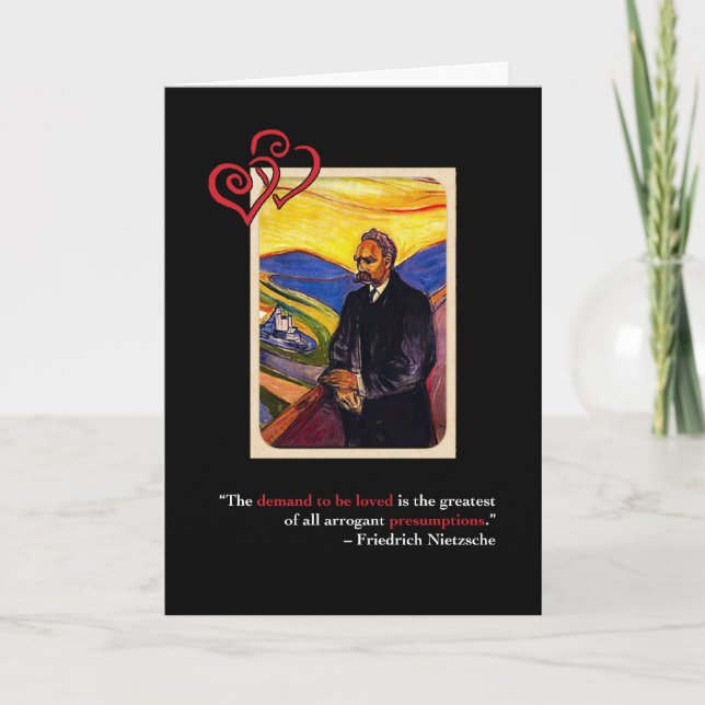 Carte #2 de jour de Nietzsche Anti-Valentine (Devant)