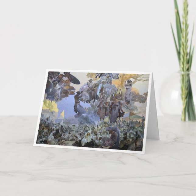 Carte #2 La fête de Svantovit, Mucha (Devant)