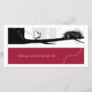 Carte 2 Livret auto-coupé avant le lit Robin & Nest Sign