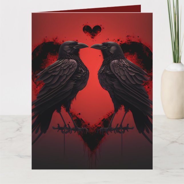 Carte 2 Raven et Gothic Heart (Devant)