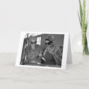 Carte 2ÈME GUERRE MONDIALE Women Welders, 1942