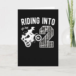 Carte 2nd Birthday Gift Dirt Bike 2 Years Old Motocross