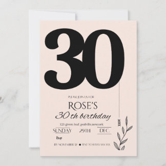 Carte 30e anniversaire