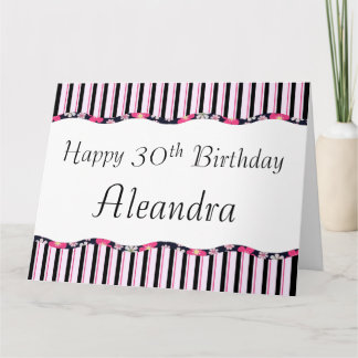 Carte 30e anniversaire ou tout autre âge