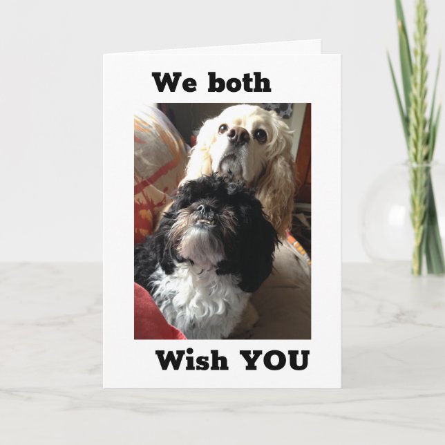 Carte 30e ANNIVERSAIRE SOUHAITE DE NOUS DEUX (Devant)