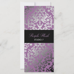 Carte 311 Dazzling Damask Purple Plush