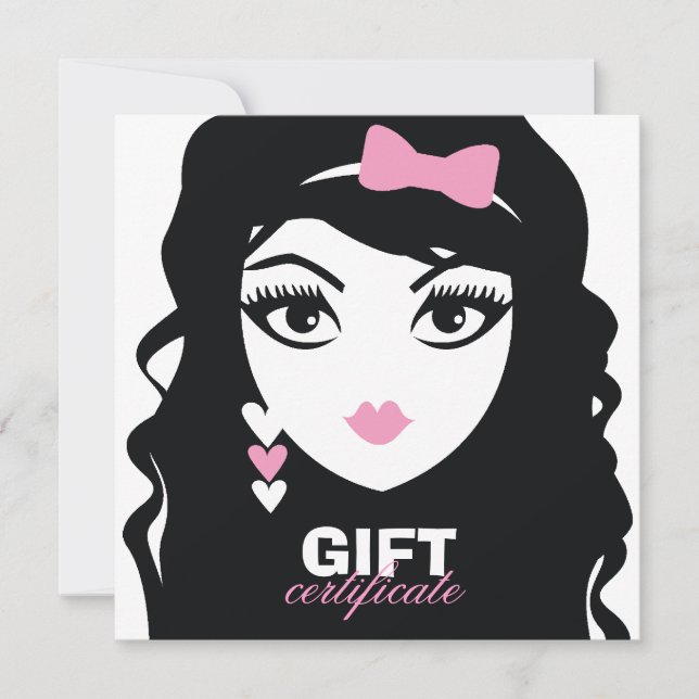 Carte 311 Sweet Heart Luscious Pink Certificat cadeau (Devant)