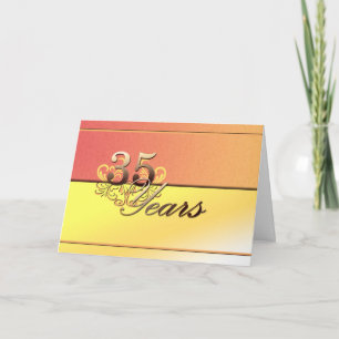 Carte 35 Ans (anniversaire de mariage)