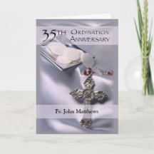 35e anniversaire d'ordination Félicitations person