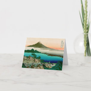 Carte 36 vues sur le Mont Fuji, Hokusai Fine Vintage