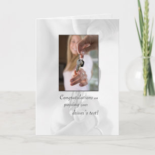 Carte 3715 Félicitations Passing Drivers License