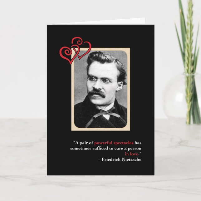 Carte #3 de jour de Nietzsche Anti-Valentine (Devant)