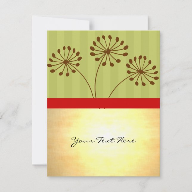 Carte 3 Fleurs Brown (Devant)