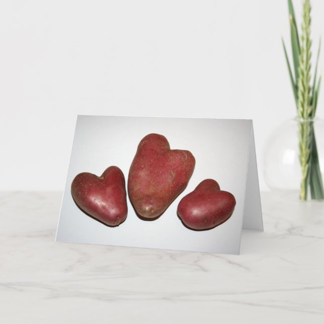 Carte 3 Pommes de terre Coeur La Pomme de terre Salutati (Devant)