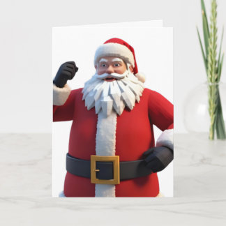 Carte 3D Santa Claus Christmas Greeting Card – Festive H