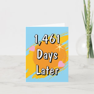Carte 3e anniversaire de mariage dans les jours trois an