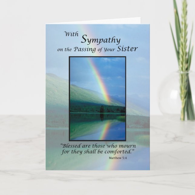 Carte 4081 Soeur Sympathy Arc-en-ciel (Devant)