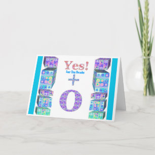 Carte 40 50 60 70 80 90 100 ans Jeune !  Joyeux annivers
