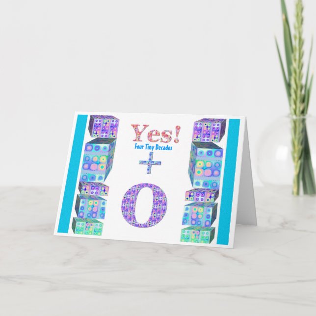 Carte 40 50 60 70 80 90 100 ans Jeune ! Joyeux anniversa (Devant)