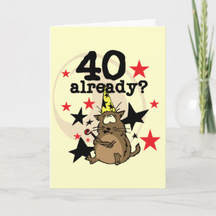 Carte 40 Anniversaire
