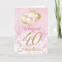 40 et fabuleux 40h Parties scintillant d'anniversa