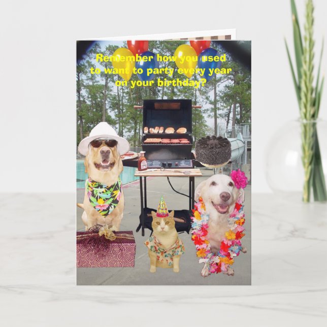 Carte 40e, 50e, 60e anniversaire personnalisable (Devant)