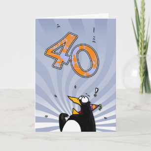 Carte 40e anniversaire du Pingouin