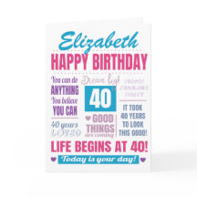 40e anniversaire moderne