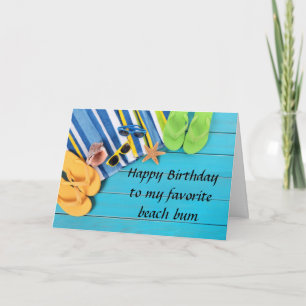 Carte ***40e ANNIVERSAIRE**** SOUHAITE POUR MON FAV BEAC