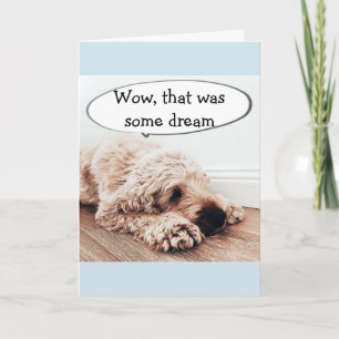 Carte **40th BIRTHDAY*** TIRED DOG IS A FUNNY DOG AS WEL