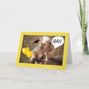 Carte **40th BIRTHDAY** WISHES FROM A SILLY LITTLE GOAT
