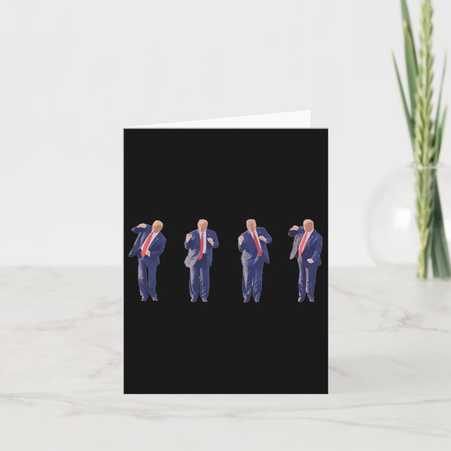 Carte 45 Le président de la danse Donald J Trump 2024 Ja (Devant)