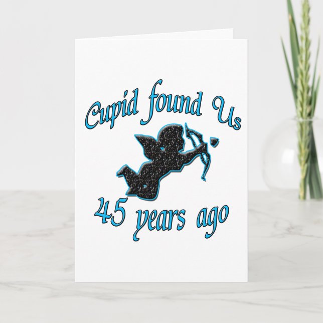 Carte 45ème. Anniversaire (Devant)