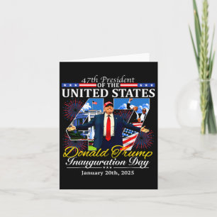 Carte 47 Jour de l'investiture du président Donald Trump