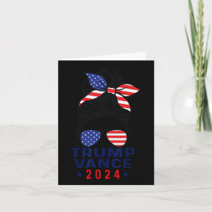Carte 47 Trump Vance 2024 Vp Amérique Élection Femmes Fi