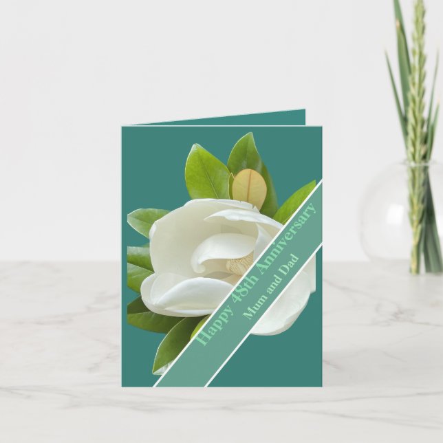 Carte 48e anniversaire du Mariage (Devant)