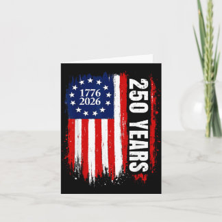 Carte 4 juillet 250 Ans 1776-2026 250ème Aigle USA